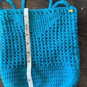 Handmade crochet crossbody bag
